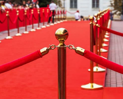 Roll out the red carpet for award recognition.